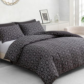 ORYX HOME Cotton Duvet Cover Set – Ultra Soft Reversible Bedding Set with Zipper Closure, Breathable, Hypoallergenic & OEKO-TEX Certified