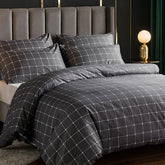 ORYX HOME Cotton Duvet Cover Set – Ultra Soft Reversible Bedding Set with Zipper Closure, Breathable, Hypoallergenic & OEKO-TEX Certified
