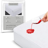 Oryx Home Waterproof Terry Towel Mattress Protector | Extra Deep Fitted | Breathable & Hypoallergenic