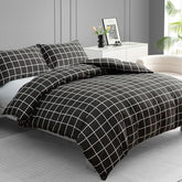 ORYX HOME Cotton Duvet Cover Set – Ultra Soft Reversible Bedding Set with Zipper Closure, Breathable, Hypoallergenic & OEKO-TEX Certified