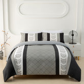 ORYX HOME Cotton Duvet Cover Set – Ultra Soft Reversible Bedding Set with Zipper Closure, Breathable, Hypoallergenic & OEKO-TEX Certified