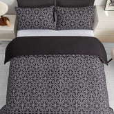 King Size Duvet Cover Set | Reversible Microfiber | 3-Piece Bedding Set