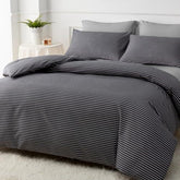 ORYX HOME Cotton Duvet Cover Set – Ultra Soft Reversible Bedding Set with Zipper Closure, Hypoallergenic & OEKO-TEX Certified