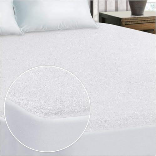 Oryx Home Waterproof Terry Towel Mattress Protector | Extra Deep Fitted | Breathable & Hypoallergenic