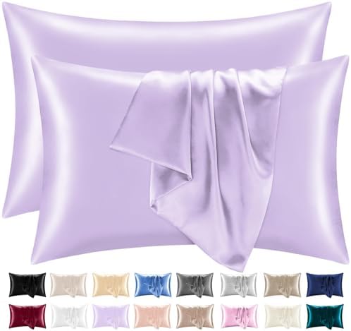 ORYX HOME Satin Pillowcases Set – Ultra Smooth Silk-Like Pillow Covers with Envelope Closure, Hair & Skin Friendly, OEKO-TEX Certified