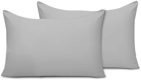 ORYX HOME Cotton Brushed Pillowcases Set – Ultra Soft Pillow Covers with Envelope Closure, Breathable, Hypoallergenic & OEKO-TEX Certified