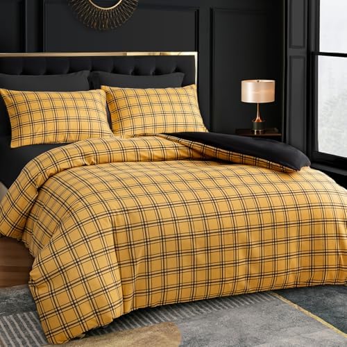 ORYX HOME Cotton Duvet Cover Set – Ultra Soft Reversible Bedding Set with Zipper Closure, Breathable, Hypoallergenic & OEKO-TEX Certified