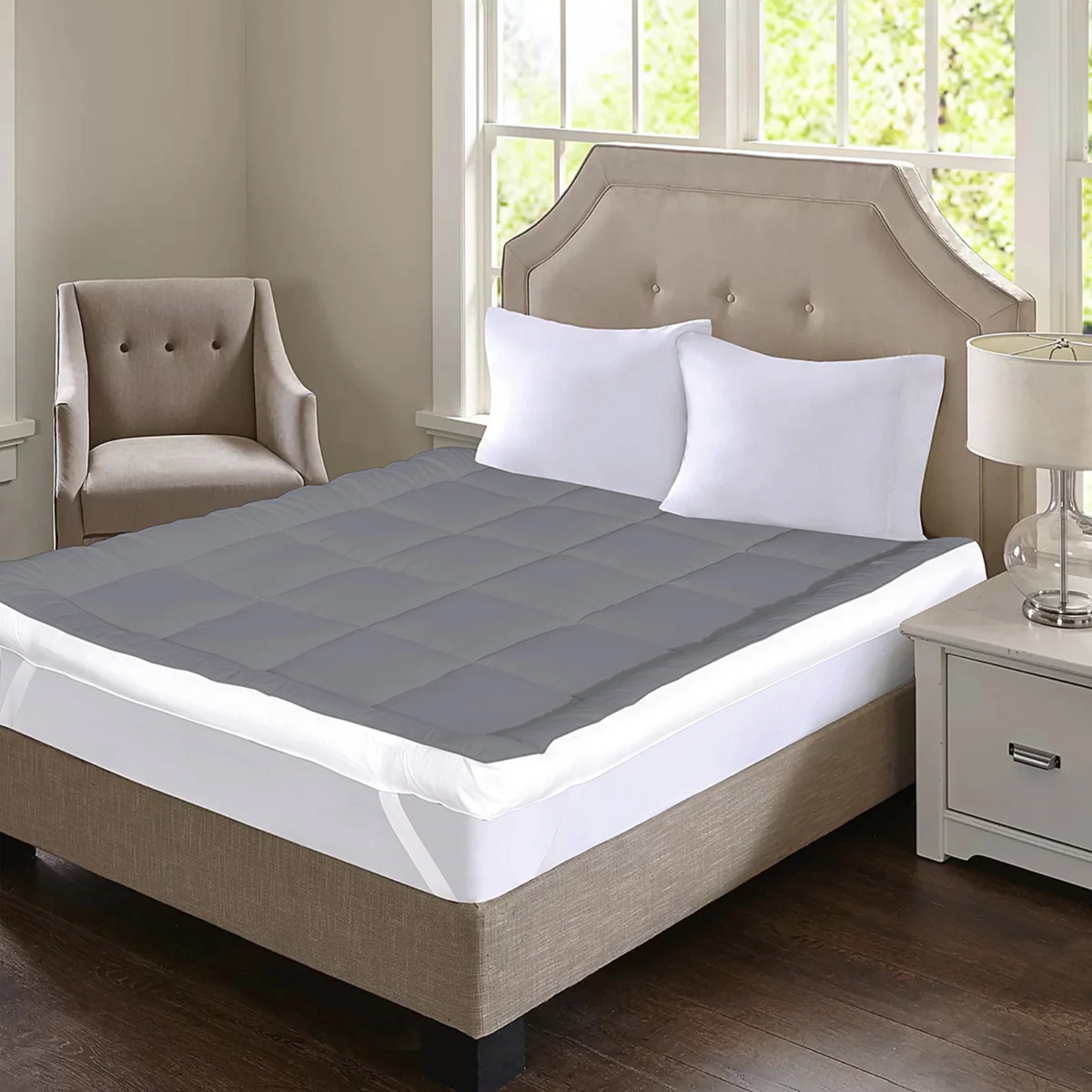 Mattress Topper Cozy & Snug -Grey